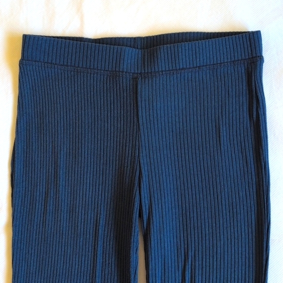 epic threads blue ribbed flare leg lettuce edge leggings size 5 girls - Picture 4 of 5